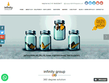 Tablet Screenshot of infinityadvt.com